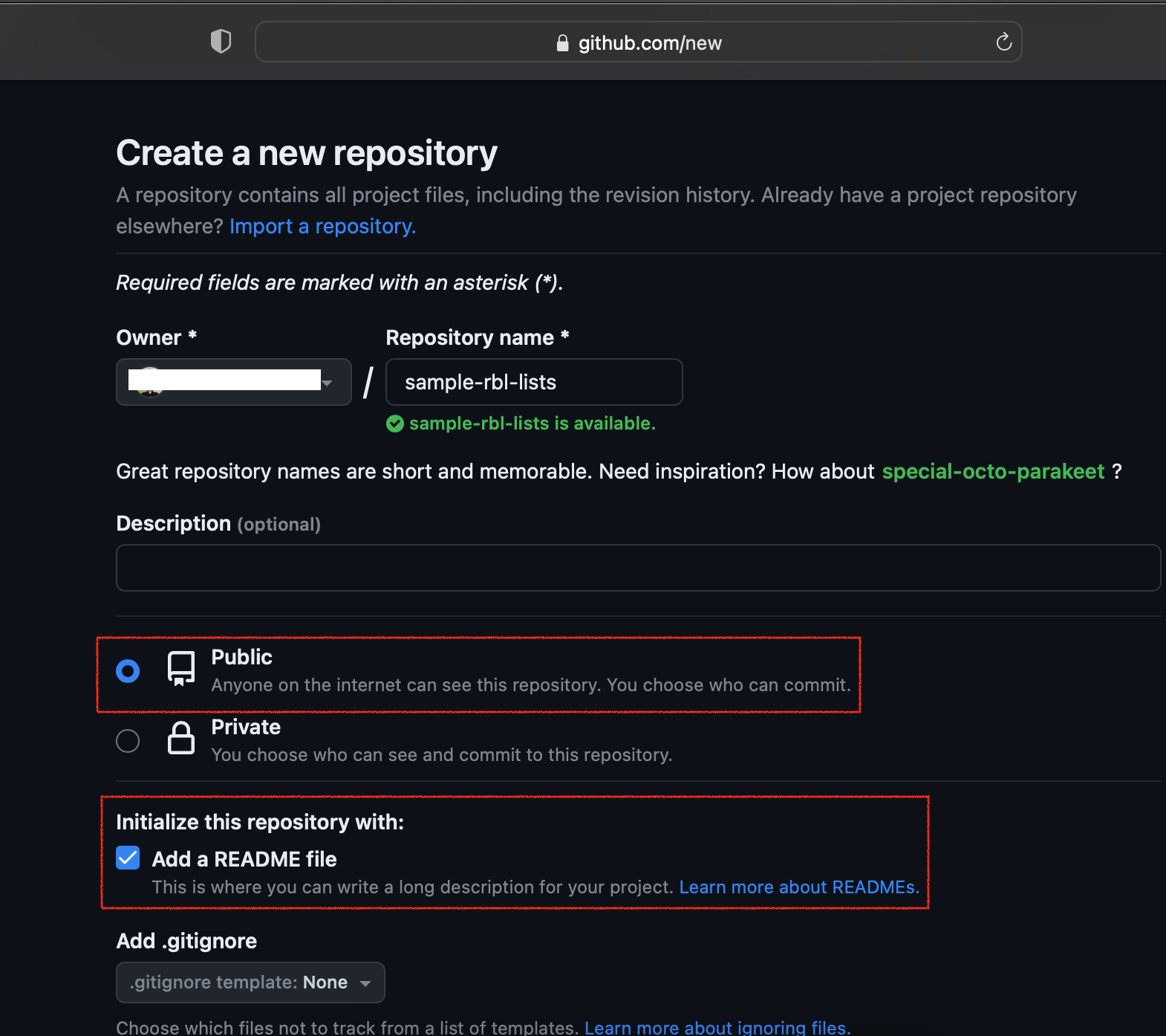 repository information