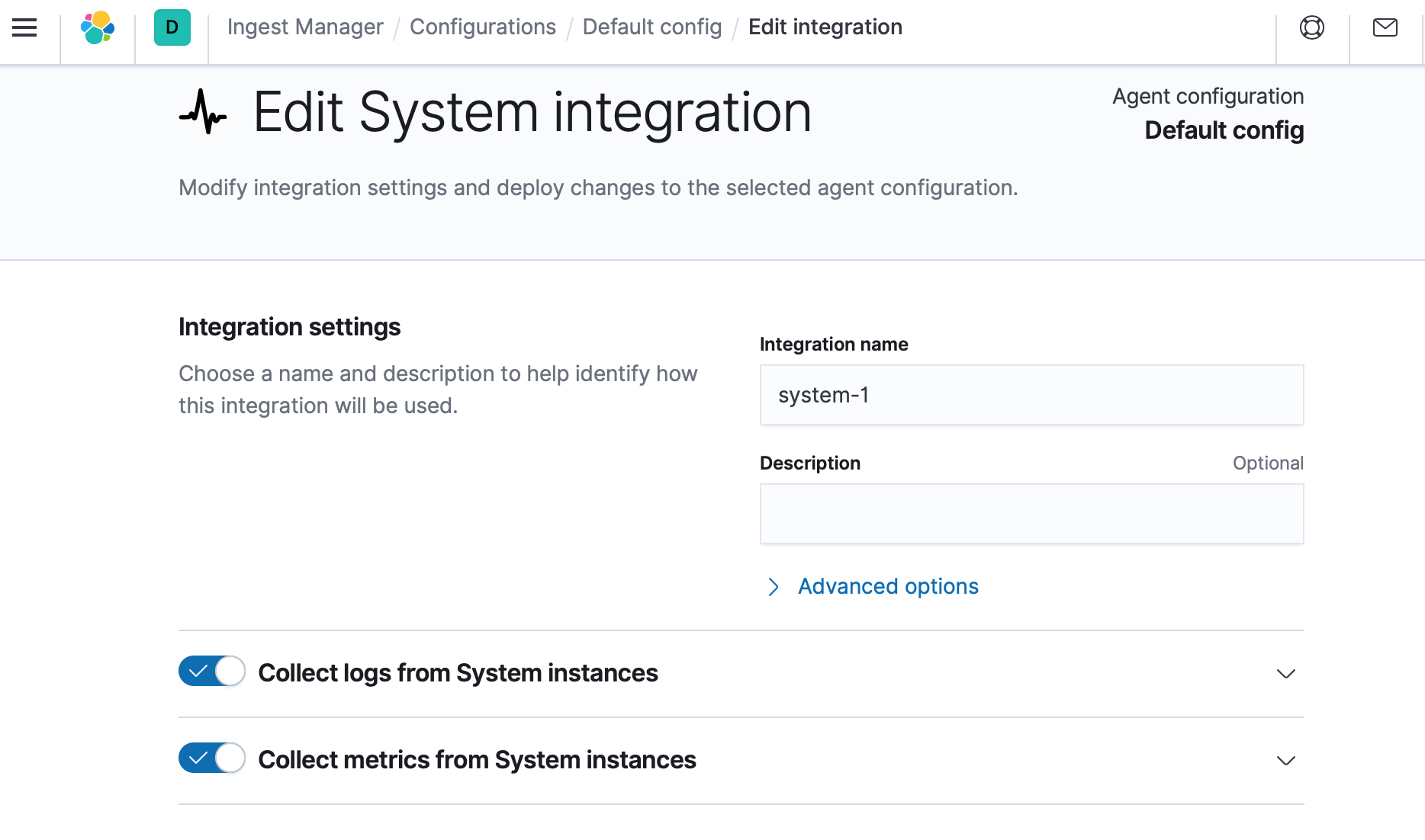 Ingest Manager - system integration